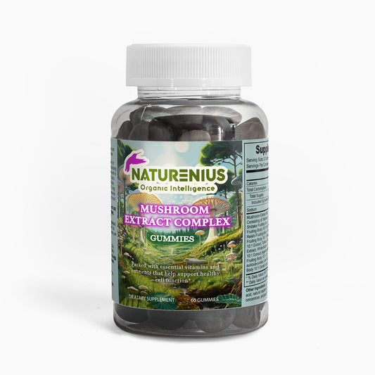 Fungi Fusion Gummies- Organic Mushroom Extract Complex 30 Servings